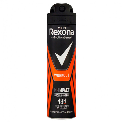 Антиперспирант мужской Rexona Spray Workout 150 ml