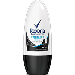 Антиперспирант женский ролликовый Rexona Roll-on Invisibl Black&White 50 ml