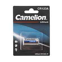 Батарейка CAMELION CR123A-BP1 3V 1300 mAh Lithium 1 шт. Серебристый