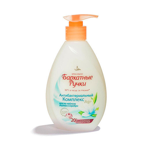 Жидкое крем-мыло Бархатные ручки Antibak.komplex 240ml