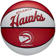 Баскетбольный мяч Wilson NBA Team Retro Mini Atlanta Hawks