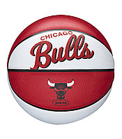 Мяч баскетбольный Wilson NBA Team Retro Mini Chicago Bulls