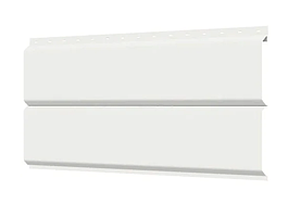 Сайдинг Lбрус -15х240 ПОЛИЭСТЕР RAL 9003 Белый 0,4 мм