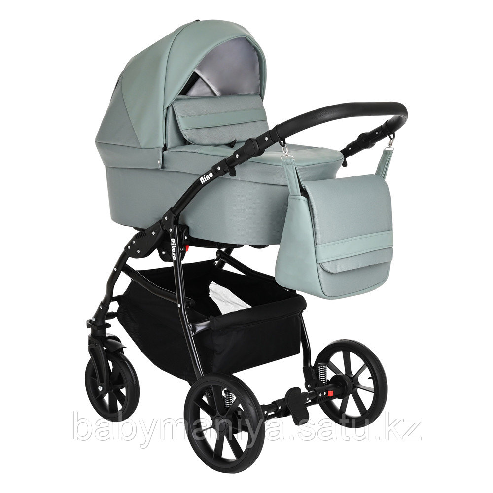 Коляска 2 в 1 Pituso Nino Misty Mint +Кожа Misty Mint