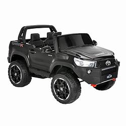 Электромобиль, Toyota Hilux 2019, 12V/7Ah*2, 35W*4, Черный/Black