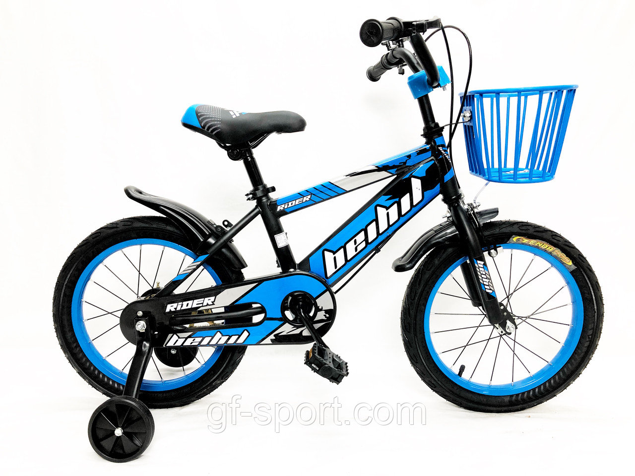 Велосипед BeixiL синий оригинал детский с холостым ходом 16 размер (504-16)