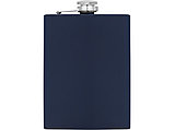Фляжка 240 мл Remarque soft touch, 201 сталь, синий, фото 4