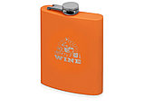 Фляжка 240 мл Remarque soft touch, 304 сталь, оранжевый, фото 3
