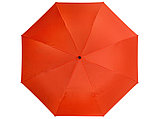 Зонт-трость наоборот Inversa, полуавтомат, оранжевый/зеленое яблоко, фото 6