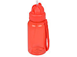 Бутылка для воды со складной соломинкой Kidz 500 мл, красный, фото 2