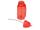 Бутылка для воды со складной соломинкой Kidz 500 мл, красный, фото 3