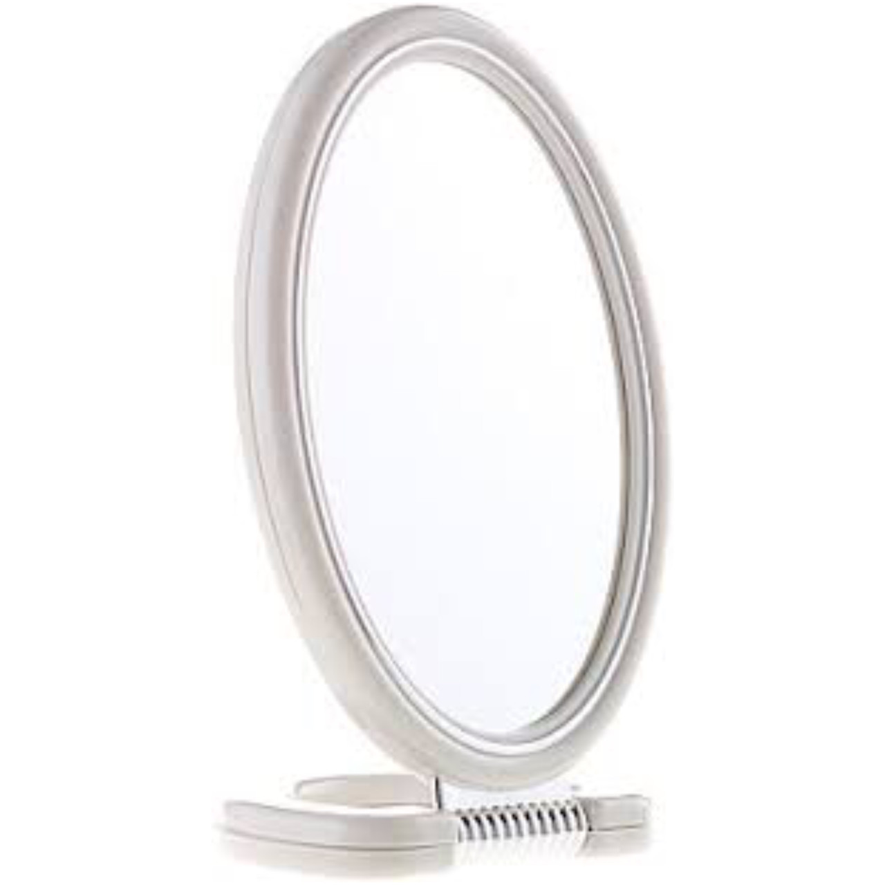 Зеркало косметическое двустороннее овальное на подставке Fable Look, 13х17,6см