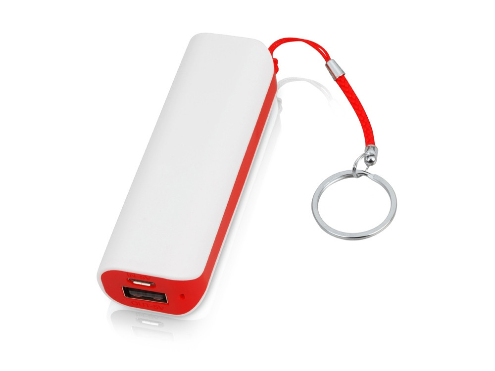 Портативное зарядное устройство (power bank) Basis, 2000 mAh, красный, фото 1