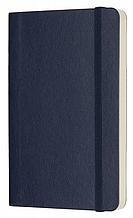 Блокнот Moleskine CLASSIC SOFT QP613B20 Pocket 90x140мм 192стр. нелинованный мягкая обложка синий сапфир
