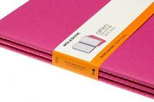 Блокнот Moleskine CAHIER JOURNAL CH021D17 XLarge 190х250мм обложка картон 120стр. линейка розовый неон (3шт)