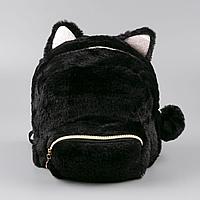 Рюкзак "Черный котик" 23*21*10 см.