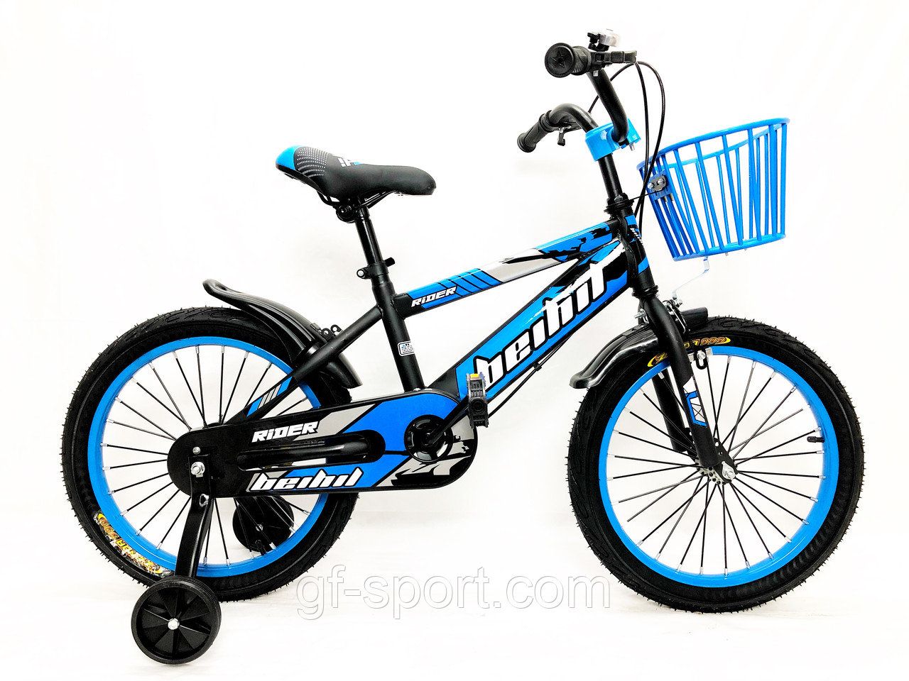 Велосипед BeixiL синий оригинал детский с холостым ходом 18 размер (504-18)