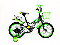 Велосипед Phillips зеленый оригинал детский с холостым ходом 16 размер (505-16)