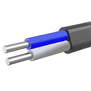 Силовой алюминиевый кабель для стационарной прокладки АВВГп 2х 2,5 0,66 кВ (500) ГОСТ