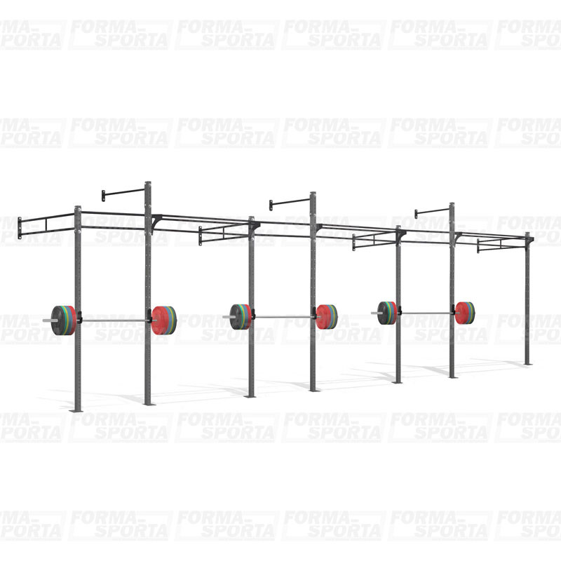Пристенная кроссфит рама с завышением TopGym 8700х1800х3650