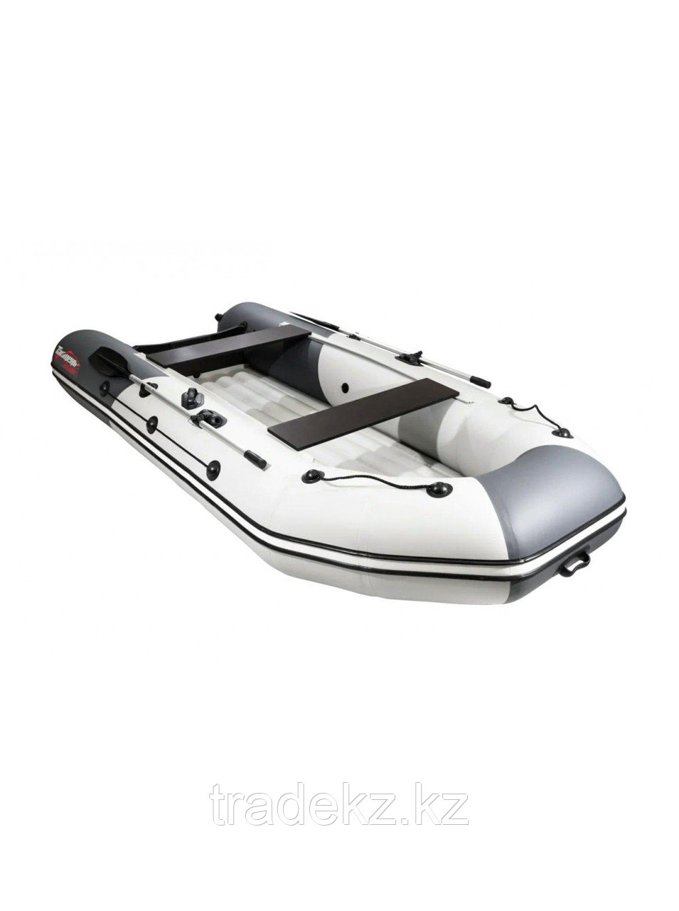 Лодка Таймень NX 3600 НДНД PRO светло-серый/графит - фото 3 - id-p98879205