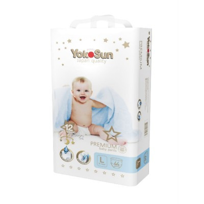 Подгузники - Трусики YokoSun Premium L 44 (9-14 кг)