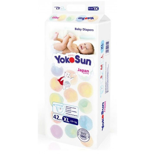 Подгузники YokoSun Comfort XL 42 (13 + кг)