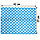 Салфетки сервировочные под тарелки набор 6 в 1 LiJie голубые в горошек, фото 2