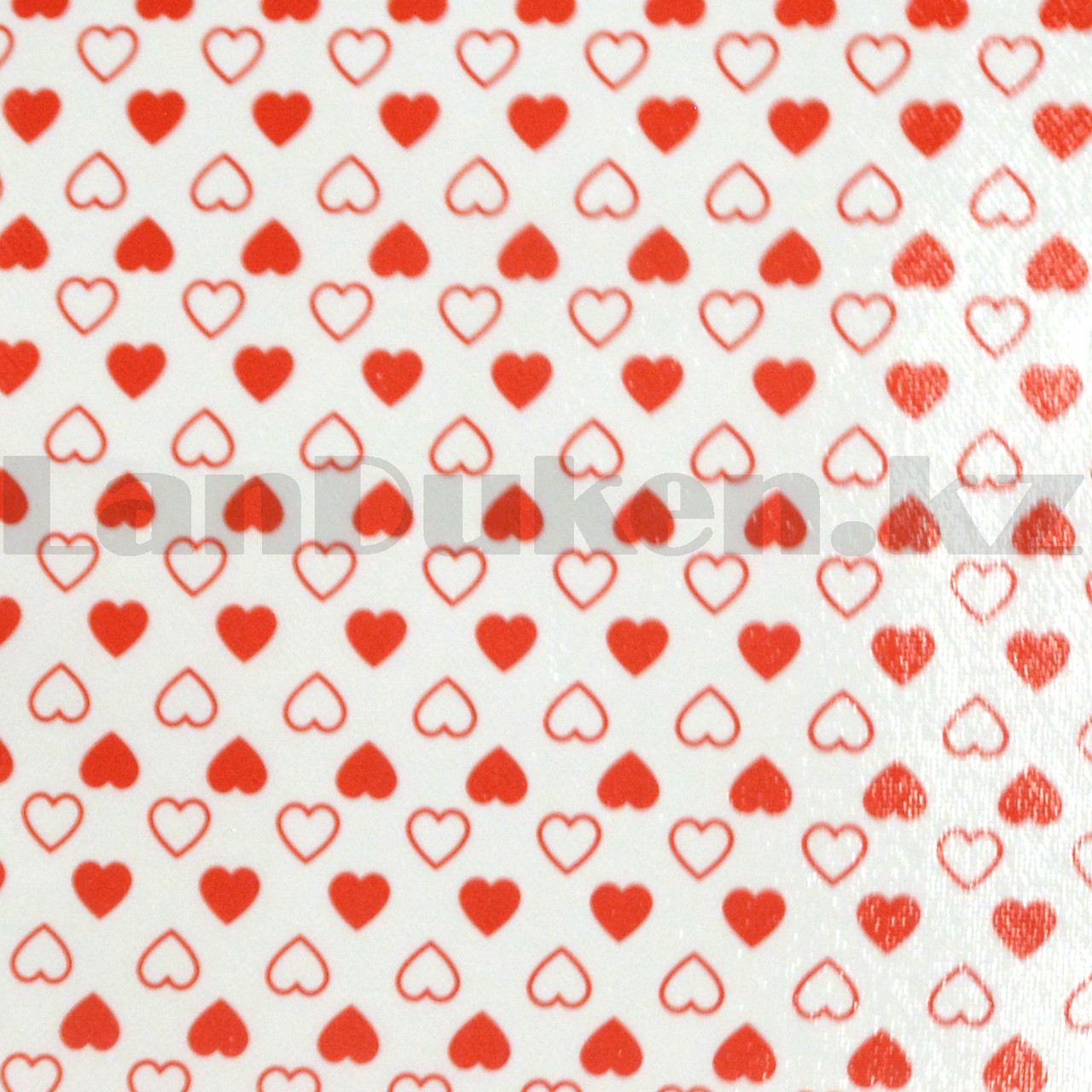 Салфетки сервировочные под тарелки набор 6 в 1 LiJie белые с красными сердцами - фото 4 - id-p98881812