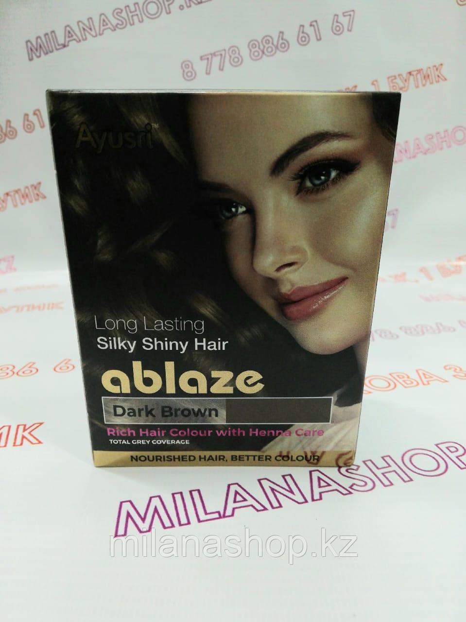 Хна для волос Аюшри dark brown 6 пак по 10 гр