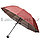 Зонт механический складной 30 см красный, фото 2