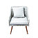 Комплект мебели Экстра серый (1 диван,1 журнальный стол, 2 кресла), фото 2