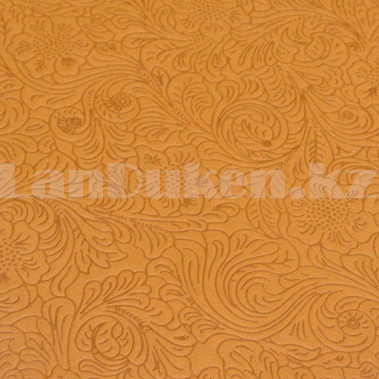 Салфетки сервировочные под тарелки набор 6 в 1 LiJie с текстурным узором оранжевые - фото 4 - id-p98883691