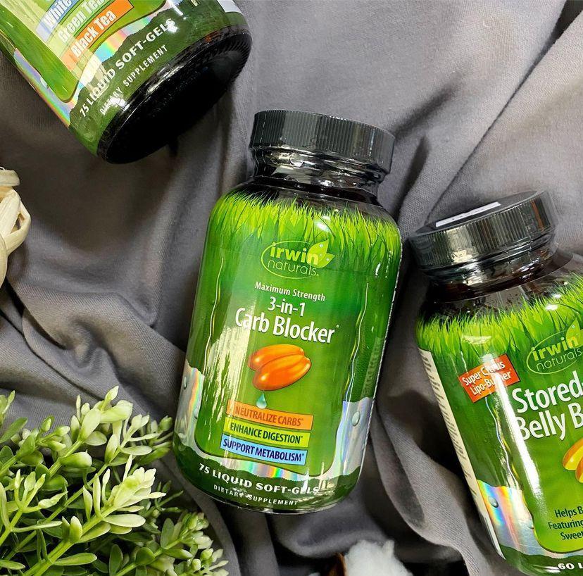 3-in-1 Carb Blocker, блокатор углеводов 3-в-1, максимальный эффект, 75 желатиновых капсул