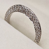 Золотое  кольцо с бриллиантом 0,64Ct VS1/H, VG-Cut, фото 1