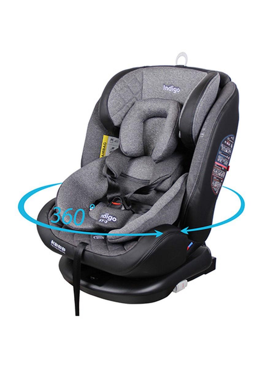 Детское автокресло Indigo Aero Isofix Black - фото 2 - id-p98903170