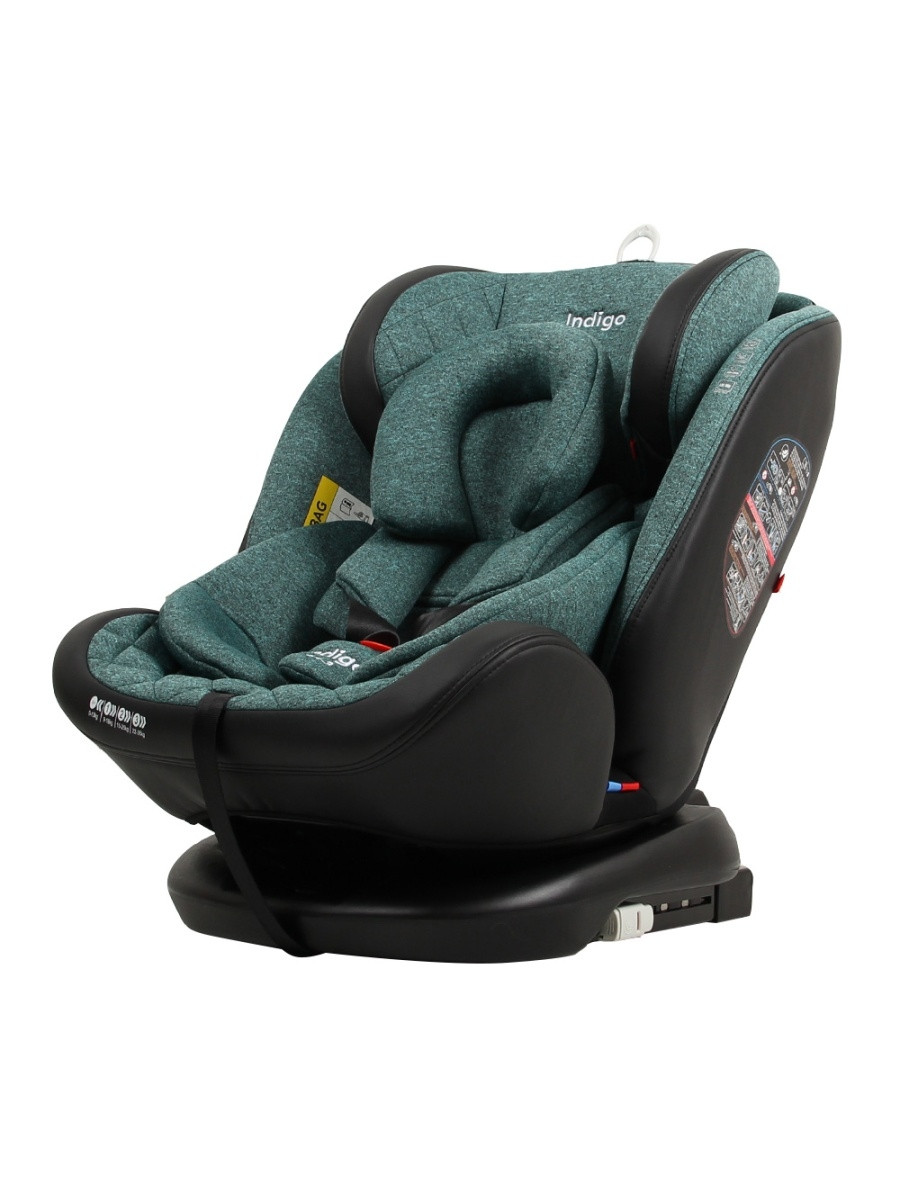 Детское автокресло Indigo Aero Isofix Green - фото 4 - id-p98903171