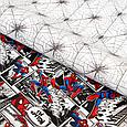 Бумага упаковочная глянцевая двусторонняя, «Человек-паук» 60 х 90 см, фото 2