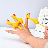 Детская летающая игрушка "Курица катапульта"/ антистресс рогатка
