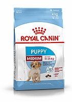 ROYAL CANIN Medium Puppy, Royal Canin орташа тұқымды күшіктерге арналған азық, қаптама. 1 кг