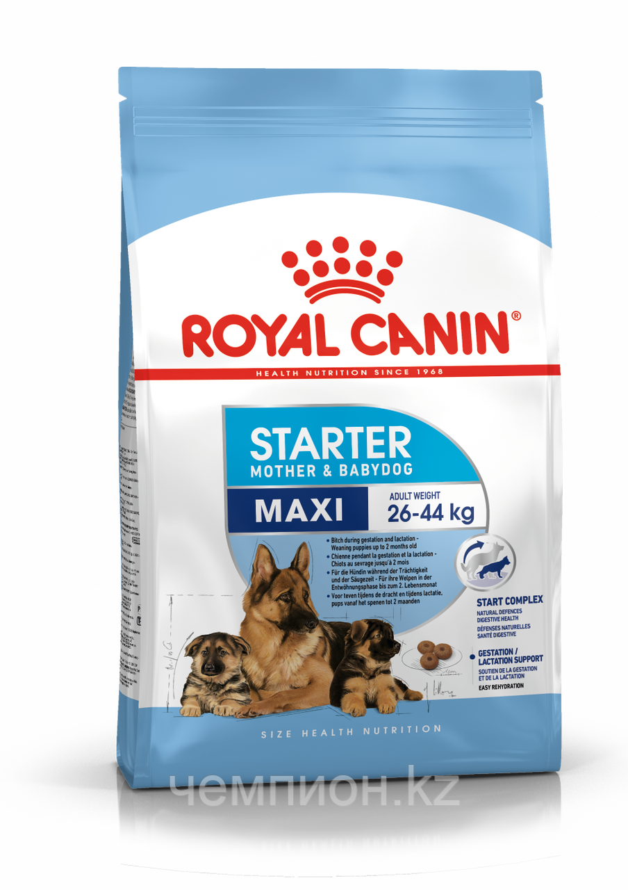 Royal Canin Maxi Starter M&B, Роял Канин Макси Стартер, начальный корм для щенков крупных пород, уп. 15 кг