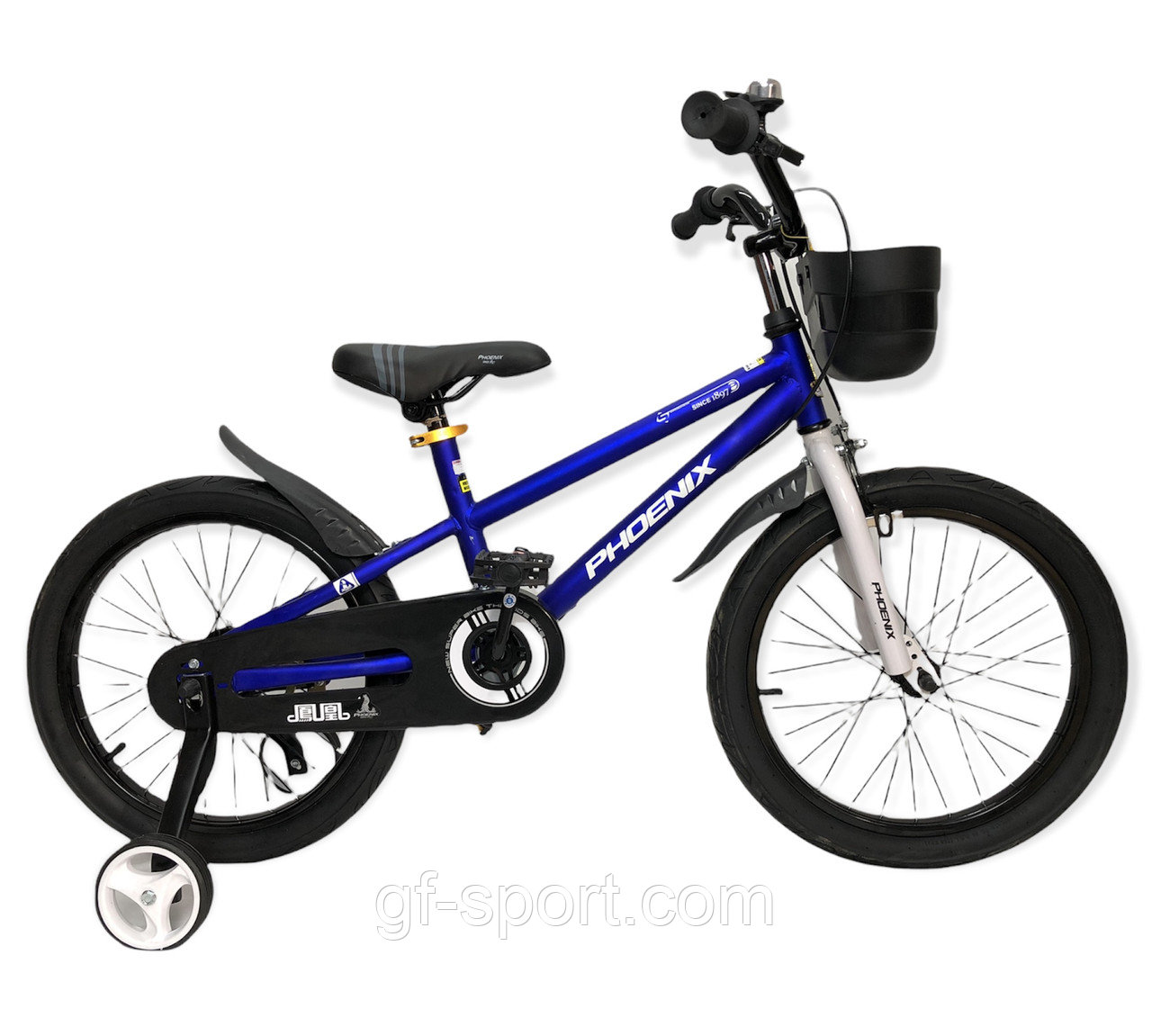 Велосипед Phoenix синий оригинал детский с холостым ходом 18 размер (508-18)