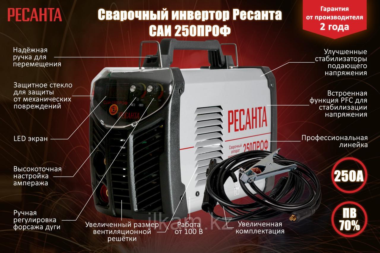 Сварочный аппарат инверторный Ресанта САИ-250 ПРОФ - фото 2 - id-p98101259