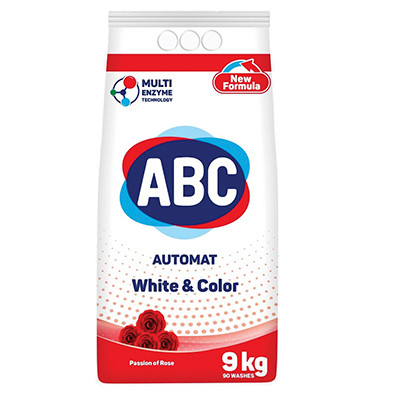 Cтиральный порошок ABC 9 кг Роза