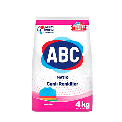 Cтиральный порошок ABC 4 кг Колор