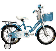 Велосипед Phoenix голубой оригинал детский с холостым ходом 16 размер (509-16)