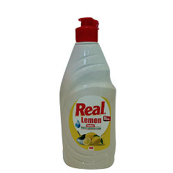 Жидкость для мытья посуды REAL Лимон 500мл