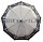 Зонт полуавтомат складной 33 см Miracle с принтом монумента Витториано серый, фото 4