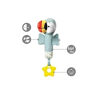 Пищалка с силиконовым прорезываем BABYONO, 3+, BPA-free