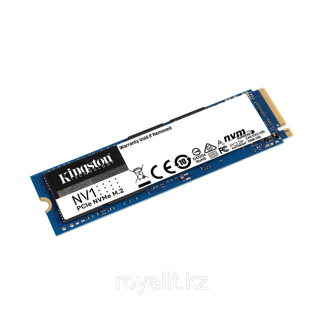 Твердотельный накопитель SSD Kingston NV1 SNVS/500G M.2 NVMe PCIe 3.0x4 - фото 1 - id-p98919324